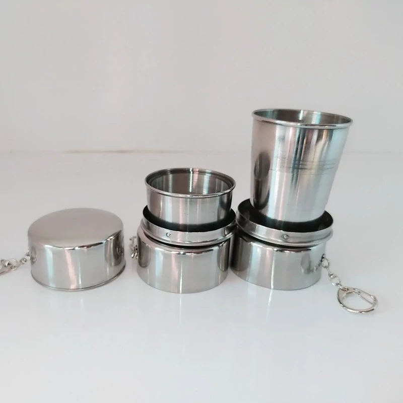 لیوان استیل تاشو کوهنوردی کوچک Mountaineering Folding steel cup